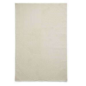 Krémszínű mosható szőnyeg újrahasznosított szálakból 160x230 cm Flores – Think Rugs kép