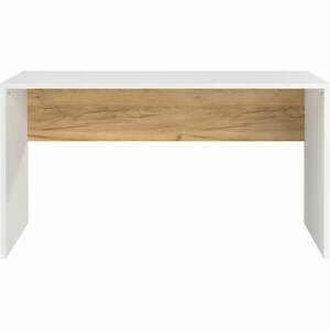Íróasztal fehér asztallappal 60x140 cm Hasselt – Germania kép