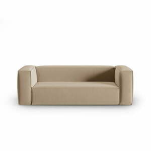 Világosbarna bársony kanapé 200 cm Mackay – Cosmopolitan Design kép