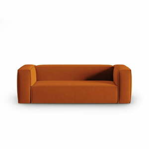 Narancssárga bársony kanapé 200 cm Mackay – Cosmopolitan Design kép