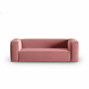 Rózsaszín bársony kanapé 200 cm Mackay – Cosmopolitan Design kép