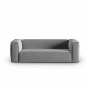 Szürke bársony kanapé 200 cm Mackay – Cosmopolitan Design kép