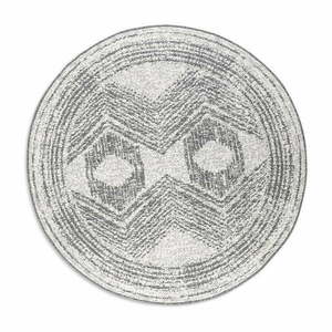 Szürke-krémszínű kerek kültéri szőnyeg ø 100 cm Gemini – Elle Decoration kép