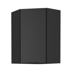 Felső sarokszekrény fekete, SIBER 60x60 GN-90 1F kép