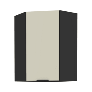 Felső sarokszekrény cashmere/fekete, ARAKA 60x60 GN-90 1F kép