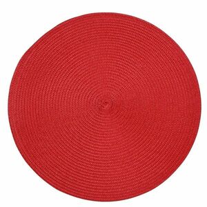 Altom Straw tányéralátét piros, átmérő 38 cm, 4 db-os szett kép