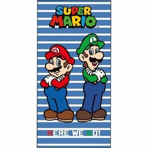 Super Mario és Luigi gyerek törölköző, 70 x 140 cm kép