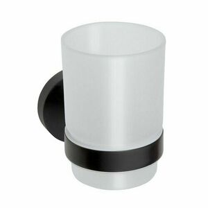 SAPHO XB900 X-round black pohár, tejüveg kép