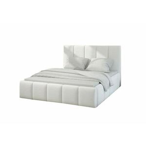 HEDVIKA kárpitozott ágy + BONA keretes matrac, 140x200 cm, soft 17 kép