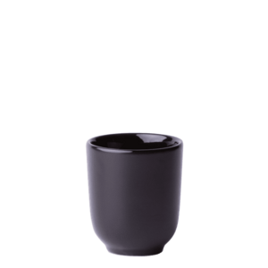 Fekete fületlen csésze 80 ml - Flow kép