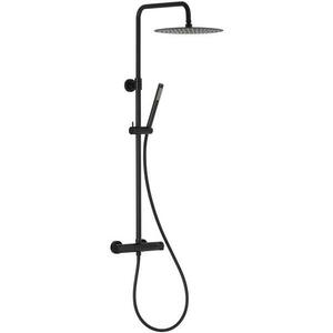 Esőzuhany termosztatikus zuhanykeverővel Moza Black Premium kép