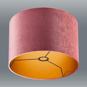 Velúr lámpaernyő 9302 Rózsaszín D38 kép