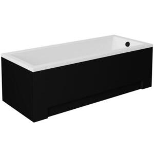 Panel a fürdőkádhoz Uni 120/70 L/P fekete kép