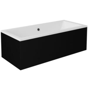 Panel a fürdőkádhoz Quadro 155/70 fekete kép
