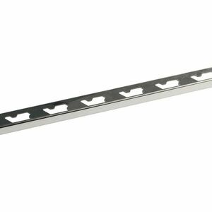 Négyzet alakú alumínium profil Edge S-steel Superpolished 2500/23/10 mm kép