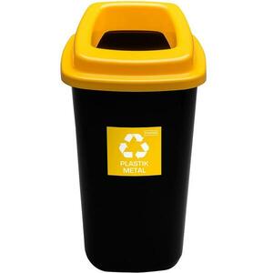 Kosár sort Bin 28 l sárga - műanyag, fém kép