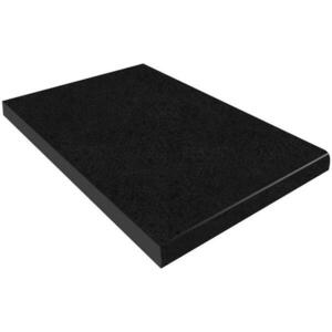 Konyhai munkalap 40cm fekete mat volcan kép