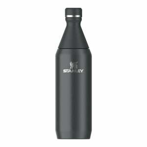 Fekete rozsdamentes acél ivópalack 600 ml All Day Slim – Stanley kép