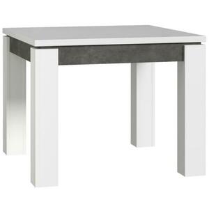 Kinyitható asztalok Brugia/Lenox 90/180x90, 4cm EST45-C639 szürke/fehér fény kép
