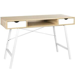 Íróasztal Nordic sonoma/fehér kép
