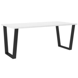 Asztal Cezar 185x90 – fehér kép