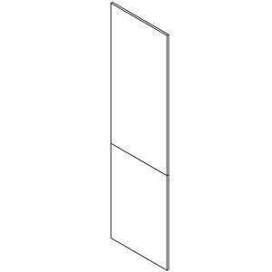 Oldalsó panel Denis 720+1313 fehér szatén mat kép