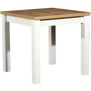 Asztal ST44 80x80 tölgy wotan / fehér kép