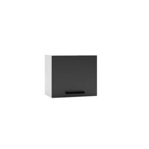 Konyhaszekrény Denis W40OKGR fekete matt continental/fehér kép