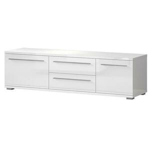 Szekrény RTV Piano TV165-2K2F/PN-70/KA/70 crystal white kép