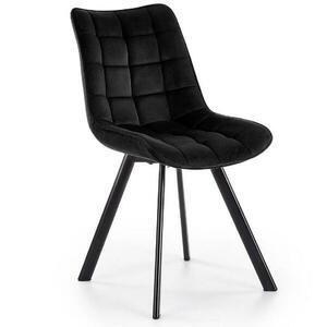 Fekete szék W132 fekete lábak kép