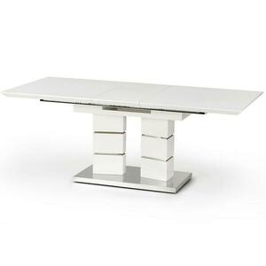 Asztal Lord 160/200 Mdf/Acél – Fehér kép