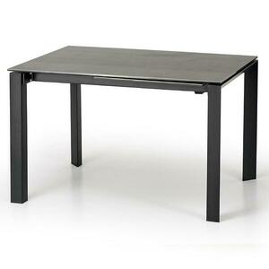 Kinyitható asztalok Horizon 120/180x85cm Blat/Acél – Humo/Fekete kép
