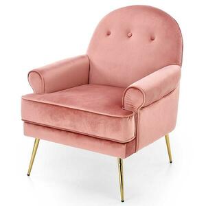 Fotel Santi rózsaszín/arany kép
