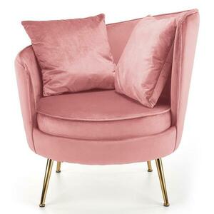 Fotel Almond rózsaszín/arany kép