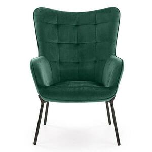 Fotel Castel zöld/fekete kép