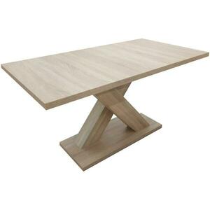 Kinyitható asztalok Hodor 146/186x80cm Tölgy Sonoma kép