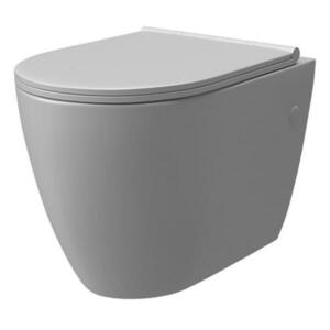 WC csésze Matrix Smooth Rimless a deszkával szabadon esik slim kép