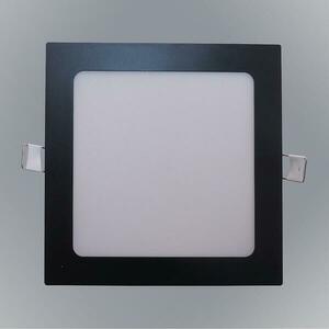 LED panel SQUARE 9W 4200K fekete négyzet kép