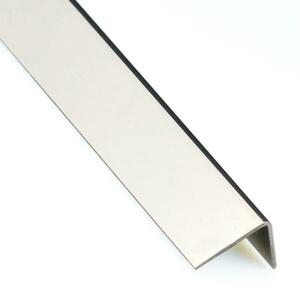 Öntapadós szögprofil PVC rozsdamentes acél 19, 5x19, 5x2600 kép