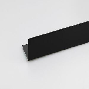 Szögprofil alumínium por fekete 10x10x1000 kép