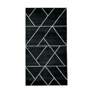 Szőnyeg Frisee Diamond 1, 33/1, 9 B0052 fekete/ezüst kép
