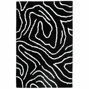 Szőnyeg Shaggy BlackCurves 1, 4/1, 9 PSR-13557 fekete kép