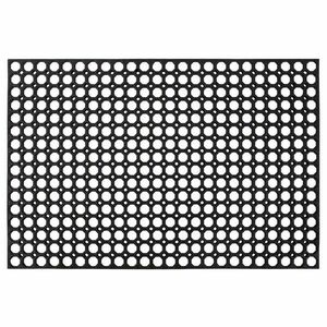 Lábtörlő Honey Comb EU5000306 80x120 cm fekete kép