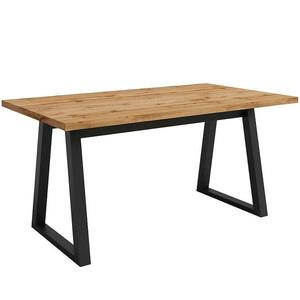 Asztal Iga Tölgy Wotan / Fekete Mat 160x90 kép