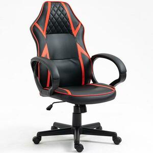 Gaming szék Dexter fekete/piros kép