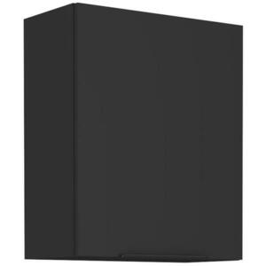Konyhaszekrény Siena fekete matt 60g-72 1f kép