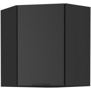 Konyhaszekrény Siena fekete matt 60x60 Gn-72 1f (45°) kép