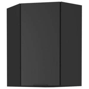 Konyhaszekrény Siena fekete matt 60x60 Gn-90 1f (45°) kép