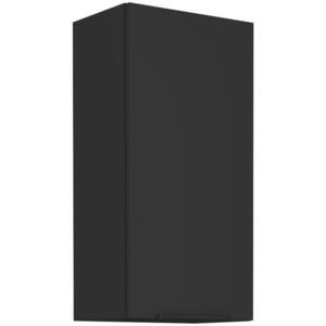 Konyhaszekrény Siena fekete matt 40g-90 1f kép