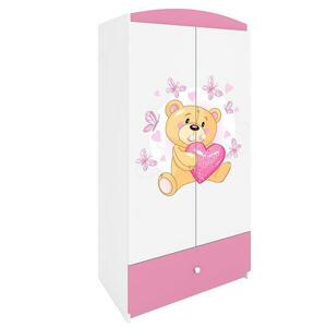 Szekrény Babydreams Rózsaszín – Medve Pillangó kép